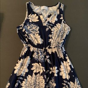 French Grey summer dress